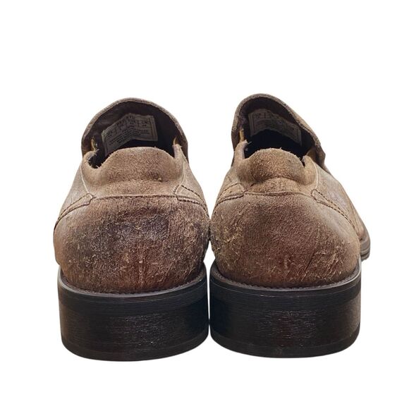 Bed Stu Grunge Slip-On Oxford Loafers‎ Men\'s Size 10 Tan Leather main image 2
